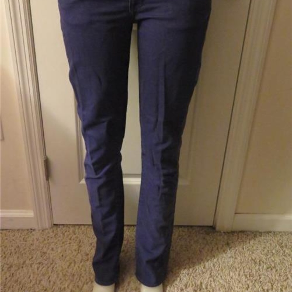 RICH & SKINNY PURPLE DENIM SKINNY LEG JEANS 28* - Picture 2 of 6